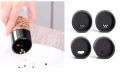 Spice Rack 12 pcs Spices Jars Salt and Pepper Shakers Kitchen Storage Spice Rack Set Stainless Steel Rotating Spice Rack. 