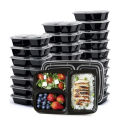【HOT】 Disposable Food Container Kitchen Refrigerator Divided Packaging Boxes Fruit Salad Sandwich Takeout Lunch Box With Lid Lonchera. 