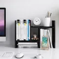 VTEC FURNITURE Desktop Organizer Office Storage Rack / Adjustable Wood Display Shelf / Book organizer. 