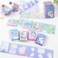 Cute Whale Foldable Memo Pad Sticky Notes Bookmark Gift Stationery Paper Sticker. 