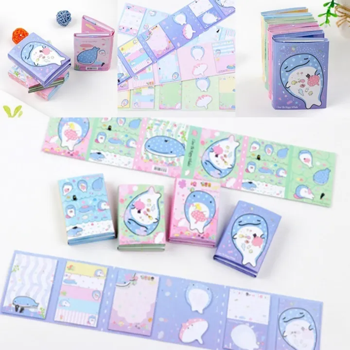 Cute%20Whale%20Foldable%20Memo%20Pad%20Sticky%20Notes%20Bookmark%20Gift%20Stationery%20Paper%20Sticker%20-%20Image%204