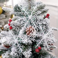 Whimsical Holiday Decorations Christmas Party Supplies Snowflake Hanging Ornaments Christmas Tree Decorations Plastic Snowflake Decorations. 