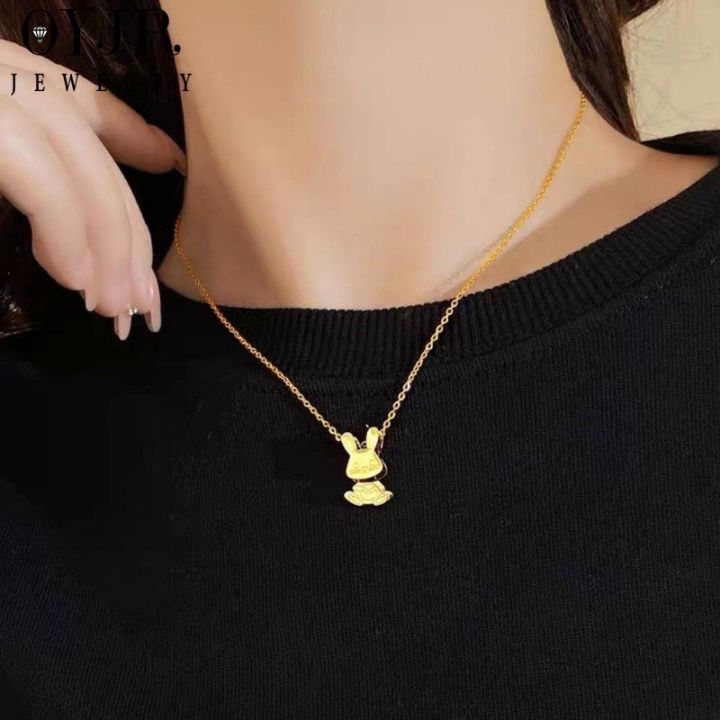 OYJR%20Rabbit%20Kwentas%20Stainless%20Necklace%20for%20Women%20Non%20Fade%20Pendant%20Gold%20Chain%20Nicklace%20Jewelry%20-%20Image%209