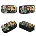 Kimestu No Yaiba Demon Slayer Pencil Cases Fashion Manga Japan Samurai Pen Bag Kids Large Storage School Supplies Pencilcases. 