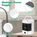 Fifth Generation Desk Evaporative Air Cooler Portable Cooling Fan With Handle Air Conditioning Fan Evaporative Air Cooler. 