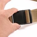 Tactical Nylon Belt For Man High Quality Trouser Men Belts Brown Outdoor Multi Functional Canvas Plastic Buckle Waistband DT043Basketball. 