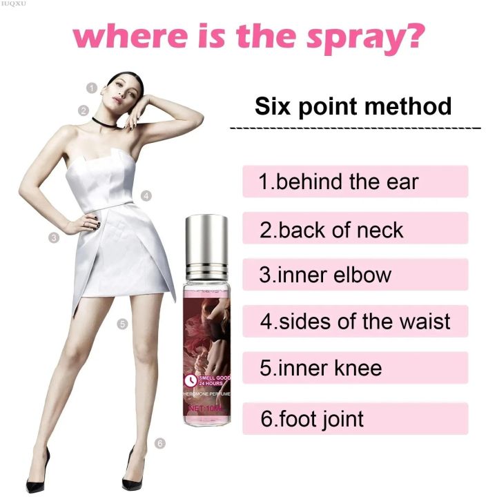 IUQXU Enduring Pheromone Perfume for Sexual Flirt Intimate partner stimulates flirtation charming essential oil ultimate temptation