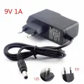 100V 240V AC to DC adaptor 9V 1A 2A 2000MA 1000ma 5.5mmx2.5mm connector Supply Charger Power Adapter EU US for TV Box router. 