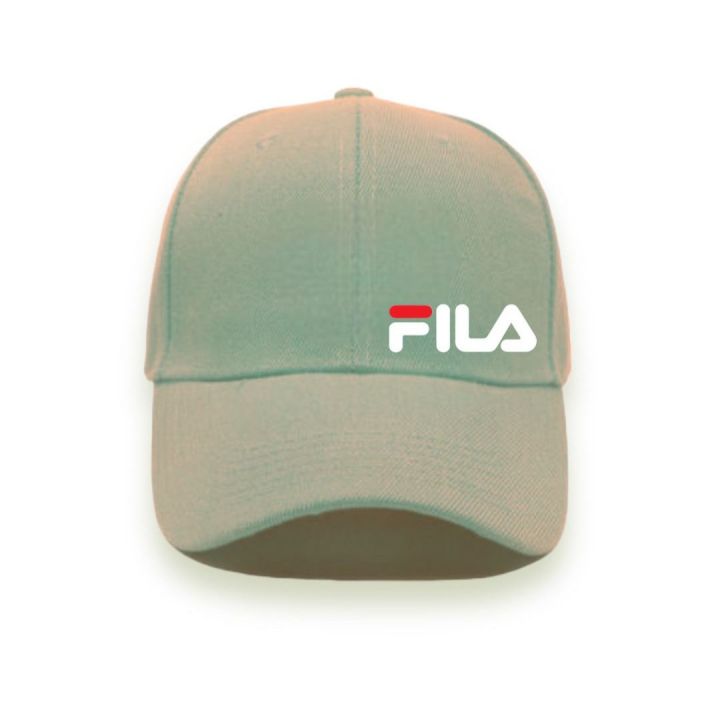 FILA Adjustable Cotton Cap for Men and Women