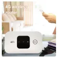 4G Pocket WiFi Router Portable Mobile Hotspot 150Mbps Wireless Modem 2100mAh Broadband with SIM Card Slot Wide Coverage. 