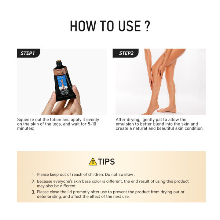 Leg%20Even%20Skin%20Tone%20Body%20Lotion%20Airbrush%20Leg%20Makeup%20Moisturizing%20Liquid%20Body%20Foundation%20Tan%20Cream%20Tanning%20Skin%20Care%2030ml%20-%20Image%205