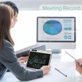 10.1 Inch LCD Screen Handwriting Board with Case Electronic Notepad with Leather Case Electronic Drawing Tablet for Work Study. 