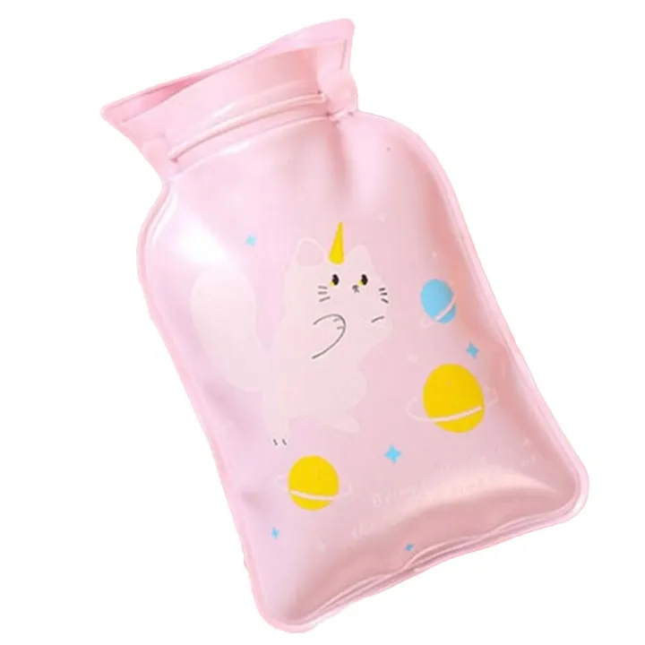 【WEJA】1pcs Creative Cute Hot Water Bottle Warm Belly Treasure Cartoon Hand Warmer Filled Mini Explosion-proof Portable Hot Water Bags