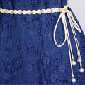 Elegant Pearl Waist Chain for Women Thin Rope Belt Adjustable Waistband Ladies Casual Dress Skirt Clothes Decorative Accessories. 