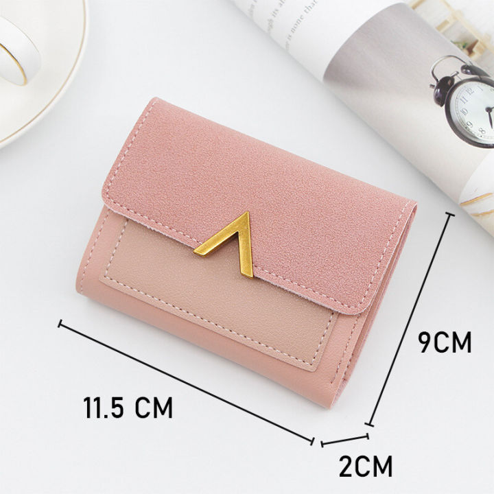 Kstyle%20Women%20Cute%20Elegant%20Fashion%20Classy%20Simple%20Premium%20PU%20Leather%20Trifold%20Short%20Wallet%20Card%20Holder%20Purse%20Clutch%20Pouch%20Coin%20Wallet%20-%20887%20-%20Image%202