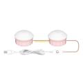 63HA LED Makeup Lights Set USB Dimmable Mirror Bulbs Mirror LED Plastic Texture. 