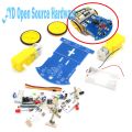 【Daily Necessities For Anyone Store】1 set Intelligent Tracing Smart Car Chassis Kit Trace Intelligent Track Line Car Fun Electronic Production DIY Kit Practice. 
