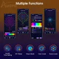 Auoyo 110/195 LED Strip Lights Dream Color Lamp Christmas Lights 5050 RGB Strip Lights Smart Flexible LED Firework Lights Music Sound Sync Lights with APP Remote Control DC 5V. 