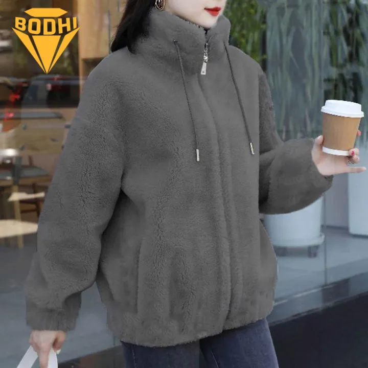 Winter%20Fleece%20Zipper%20Coat%20Stylish%20Winter%20Coat%20with%20Plush%20Warmth%20Zipper%20Closure%20Perfect%20for%20Southeast%20Asian%20Buyers%20Ladies%20Solid%20Color%20Outwear%20-%20Image%206