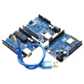 1Set UNO R3 Official Box ATMEGA16U2 / UNO R3 MEGA328P Chip CH340G For Arduino UNO R3 Development Board WeMos ESP8266. 