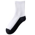 Bracelets Campus white socks autumn and winter children's gray bottom medium white sports student socks solid color men's and women's big children's long tube wholesale. 