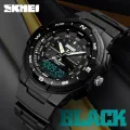 SKMEI Sports Fashion Chrono Dual Display Outdoor Waterproof Digital Watches for Men 1454. 