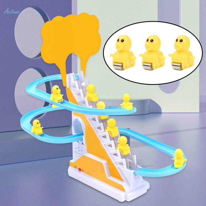 3x%203Pcs%20Roller%20Coaster%20Toy%20Accessories%20Slide%20Stairs%20Toy%20Spare%20Part%20Game%20Parts%20for%20Kids%20,%20Duck%20-%20Image%203