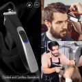 HTC AT-129C Mens Washable Cordless Rechargeable Hair Trimmer Electric Clipper Precision Cutting Saloon Barber Salon Razor Automatic T-Blade Power Cut Machine Man Beard Styler Fading Blending Hair Clipper Hair Shaver Hairclippers Best Beard Trimmer Barber. 