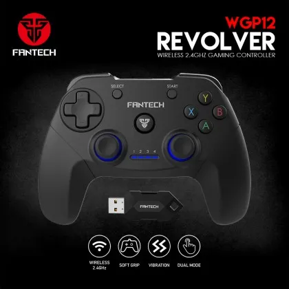 Fantech WGP12-2.4 G (For PC/PS3) WIRELESS GAMING CONTROLLER PC GAMEPAD JOYSTICK