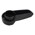Machine cover pull handle-1x Bonnet Release Cable Handle-Black. 