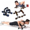 2X Handle Push Up Stands Pull Gym Bar Workout Training Exercise Home Fitness TBS. 