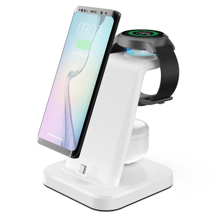 NEW%204%20In%201%20Fast%20Wireless%20Charger%20Station%20for%20Samsung%20S23%20S22%20S21%20Note%20Charging%20Stand%20Dock%20for%20Galaxy%20Watch%206/5/4/3%20Active%20Buds%202%20Pro%20-%20Image%202