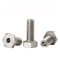 Hollow Screw 304 Stainless Steel Special Outer Hexagonal Bolt Machine Threading Through-Hole Screw M4m5m6m8m10m12m14m16m20. 
