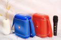 PORTABLE BLUETOOTH SPEAKER WIRELESS MICROPHONE KARAOKE T&G 523. 