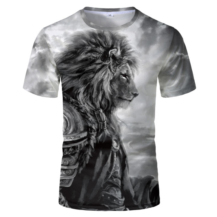 Black%20and%20white%20lion%203D%20Printed%20T%20shirt%20Cool%20Animal%20Pattern%202020%20Fashion%20Summer%20Short%20Sleeve%20Tops%20Men's%20Tshirt%20Boy%20Girl%20Tees%20-%20Image%203