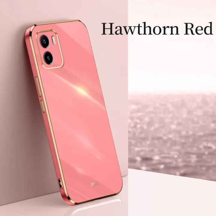 tzmar%20VIVO%20Y15S%20Phone%20Case%20Square%20Straight%20Edge%20Luxury%20Plating%20Cases%20Silky%20Feeling%20Slim%20Back%20Cover%20Shiny%20Bling%20Shell%20with%20Full%20Camera%20Protection%20Casing%20-%20Image%203