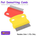 EzyMart - Pet Dematting Comb Stainless Steel Pet Grooming Comb For Dogs And Cats Gently Removes Loose Undercoat Flea Remove Supplies. 