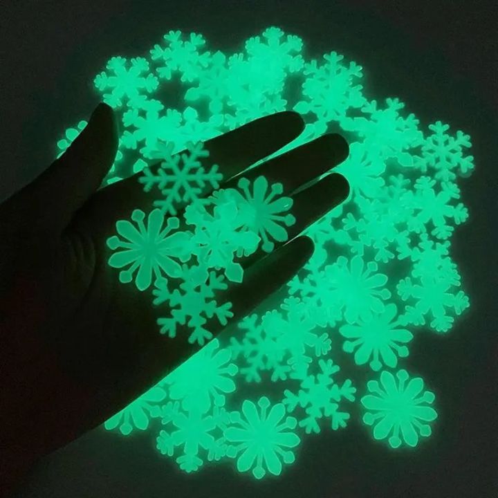 50pcs%20Christmas%20Luminous%20Snowflake%20Wall%20Sticker%20Stars%20Glow%20In%20The%20Dark%20Fluorescent%20Snowflake%20deco%20-%20Image%203