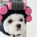 Pet Hat Pet Hat Fastener Tape Design Adorable Cat Dog Headgear Soft Comfortable Lightweight Party Supply Fastener Tape Design Pet Hat. 