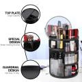 360 Rotating Makeup Organizer,Large Capacity&Adjustable Multi-Function Cosmetic Storage Box. 