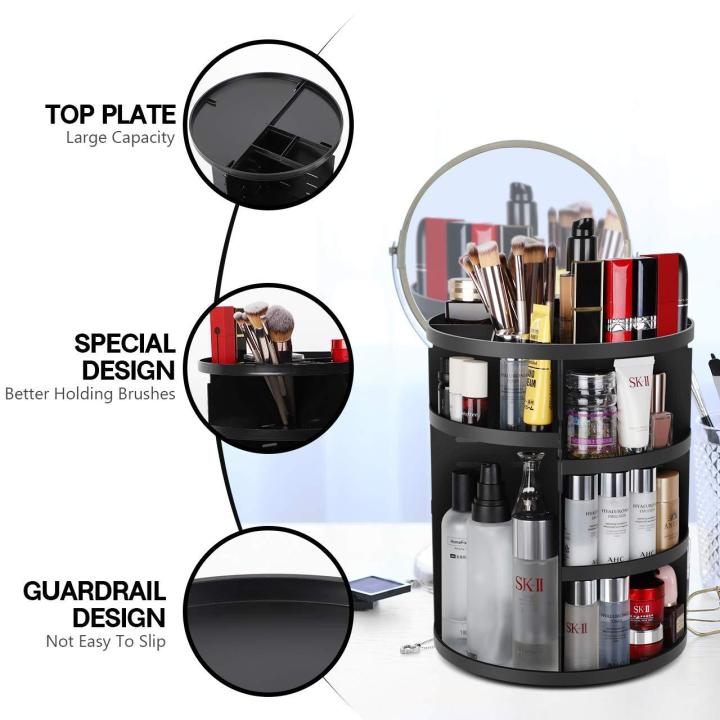 360%20Rotating%20Makeup%20Organizer,Large%20Capacity&Adjustable%20Multi-Function%20Cosmetic%20Storage%20Box%20-%20Image%205
