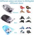 [HOT] 20Pcs Travel Shoe Bags Dustproof Drawstring Storage Bags Non Woven Fabric Pouch Shoe Organizer Trave Shoe Bag Organizer Portable. 