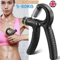 Hand Grip Strengthener Adjustable Resistance 5-60 Kg Forearm Exerciser Grips - 1 pc. 