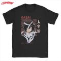 Men Bungo Stray dogs Dazai Osamu T shirt anime cotton clothing creative short sleeve o neck tee shirt original T-shirt. 