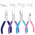 (VDZI) 4 Pcs Jewelry Making Tools Kit Jewelry Pliers with Needle Nose Pliers for Crafts Wire Wrapping Jewelry Making Supplies. 