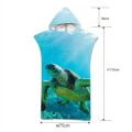 Kidlove Microfiber Bath Towel Hooded Surf Poncho Beach Towel Outdoor Changing Robe an Style Bathrobe Wetsuit Adult Colors:#7. 