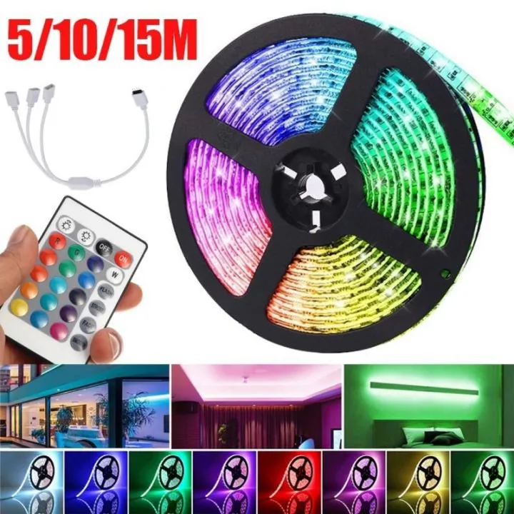 RGB 300 LED 2835 Flexible Light Strip Lamp (5-Meters)