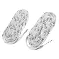 2x1 Pair Premium Sports Ice Hockey Skates Shoe Laces Shoelace 108 inch, White. 