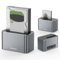 New style Hard Drive Dock SAS To USB 3.0 Adapter Support Up To 20TB 2.5 3.5 Inch SATA HDD SSD Reader for 2.5/3.5 Inch SATA/SAS HDD SSD. 