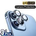 iPhone Camera Lens Metal Ring Protector For iPhone 15 14 13 12 11 Pro Max Camera Lens Film Tempered Glass Scratch Resistant Premium 3D Metal Full Cover Protection Titanium Black Blue Gold Purple Multicolor Color Rings. 
